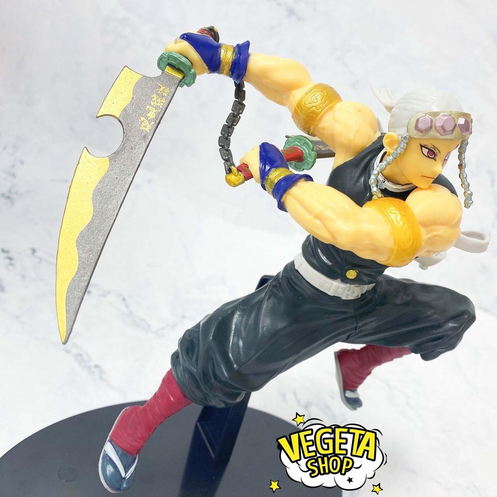 Mô hình Kimetsu No Yaiba - Mô hình thanh gươm diệt quỷ - Âm trụ Uzui Tengen tư thế chiến đấu - Trụ cột Uzui - Cao 20cm