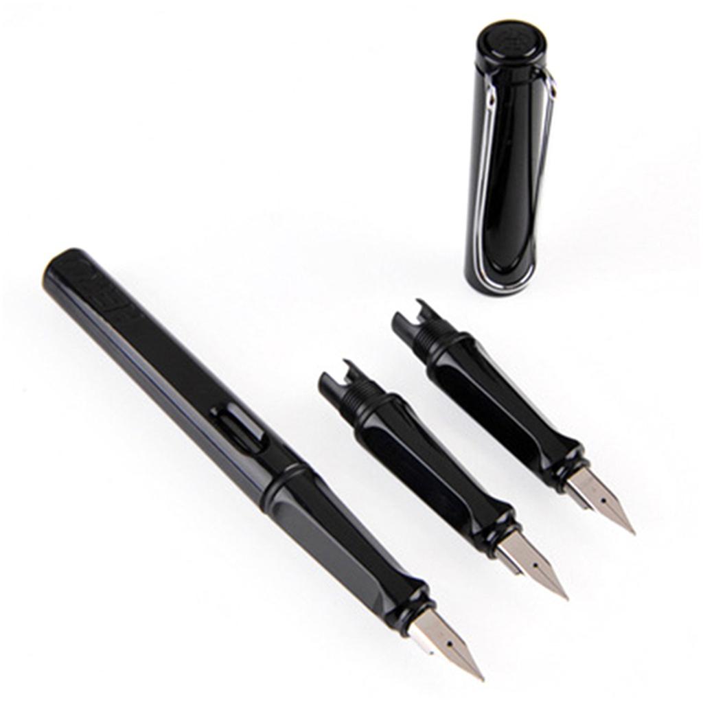 Fountain Pen 0.5mm 0.38mm Nibs With Ink Refill Office School Stationery