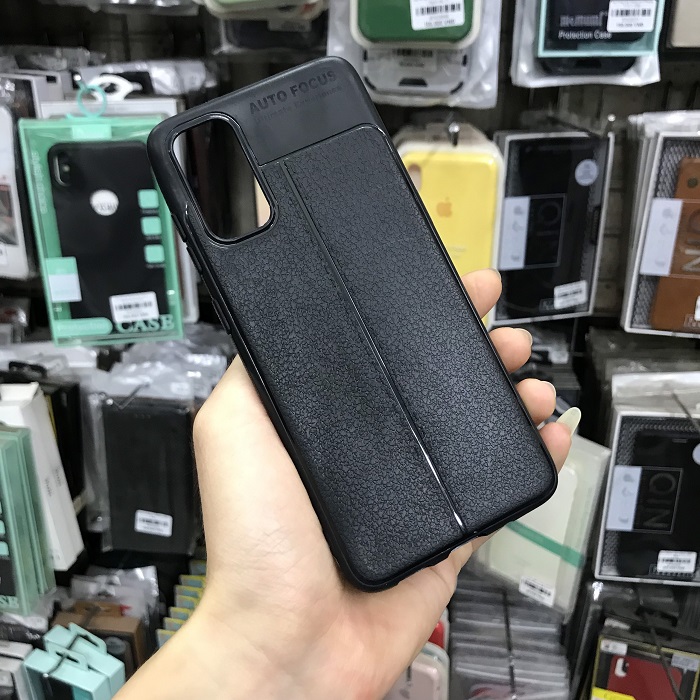 Ốp lưng dành cho SamSung Galaxy S20 silicon giả da chính hãng Auto Focus