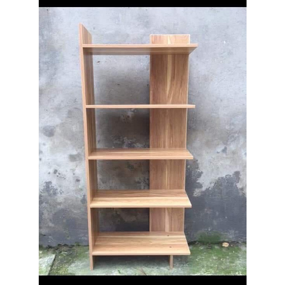 Kệ Sách 5 Tầng Bằng Gỗ Đa Năng