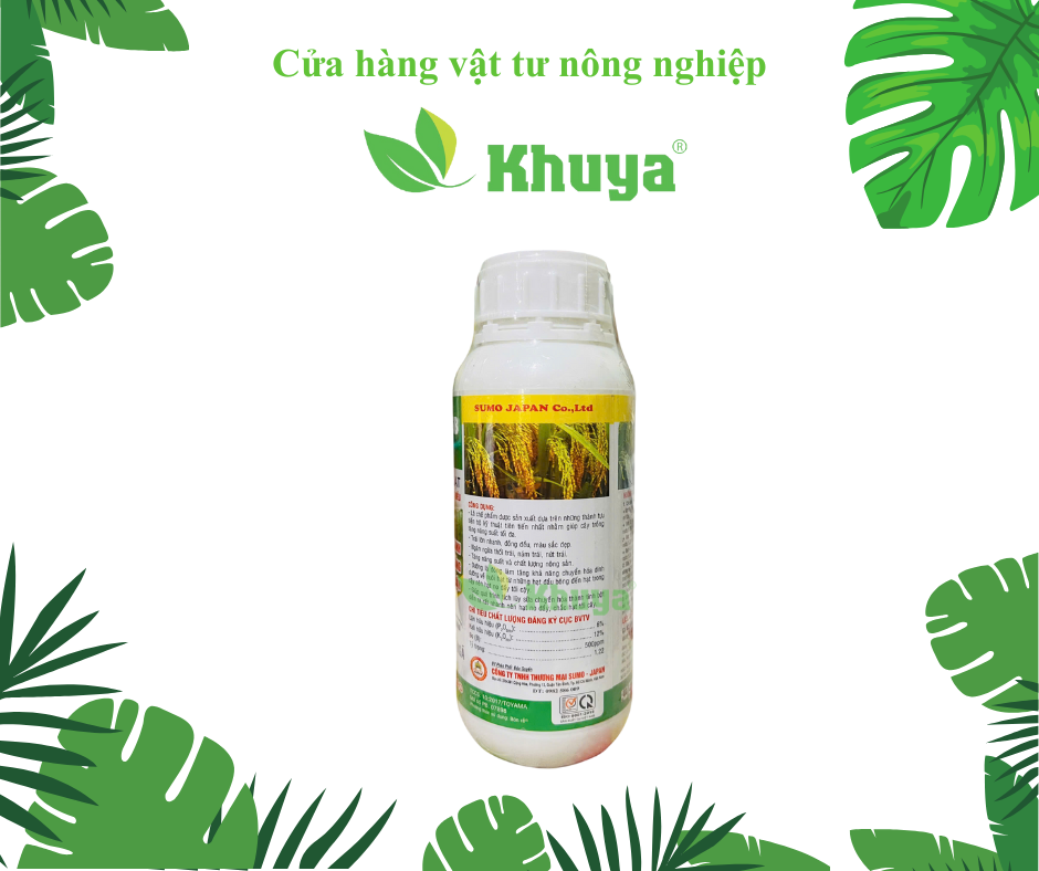 Phân bón hỗn hợp PK Kali Sữa + Hexa 500ml Trái lớn nhanh - Vô gạo - Chắc tới cậy