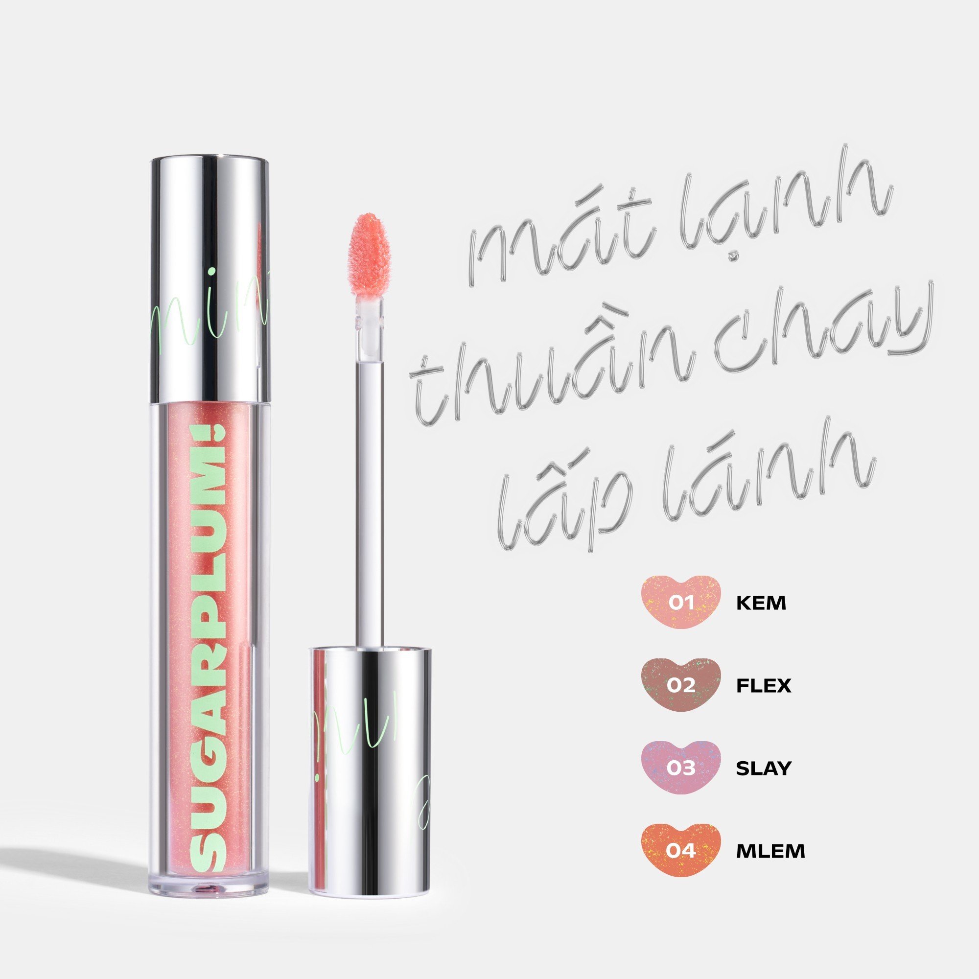 Son Bóng Sugarplum MintyIce Sparking Gloss 3.7g