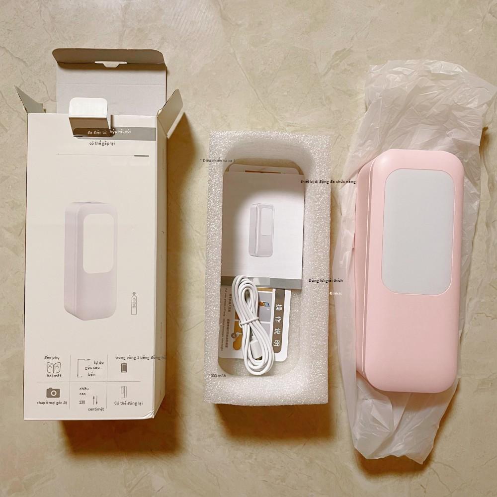 Phong cách mới nhất của điện thoại di động trên cao khung chụp lấp đầy ánh sáng mỏ neo cho người sành ăn trang điểm làm đẹp ra khỏi hộp chụp quay video khung gấp lưu trữ di động