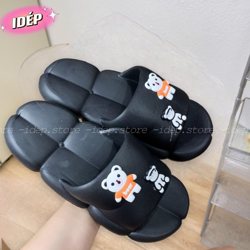 Dép sâu, Dép nữ quai ngang đế bánh mì đám mây cực êm dễ thương - iDÉP DL277