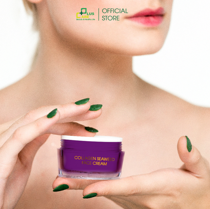 Kem dưỡng ẩm làm sáng da và se khít lỗ chân lông Collagen Seawweed Face Cream 30Gr