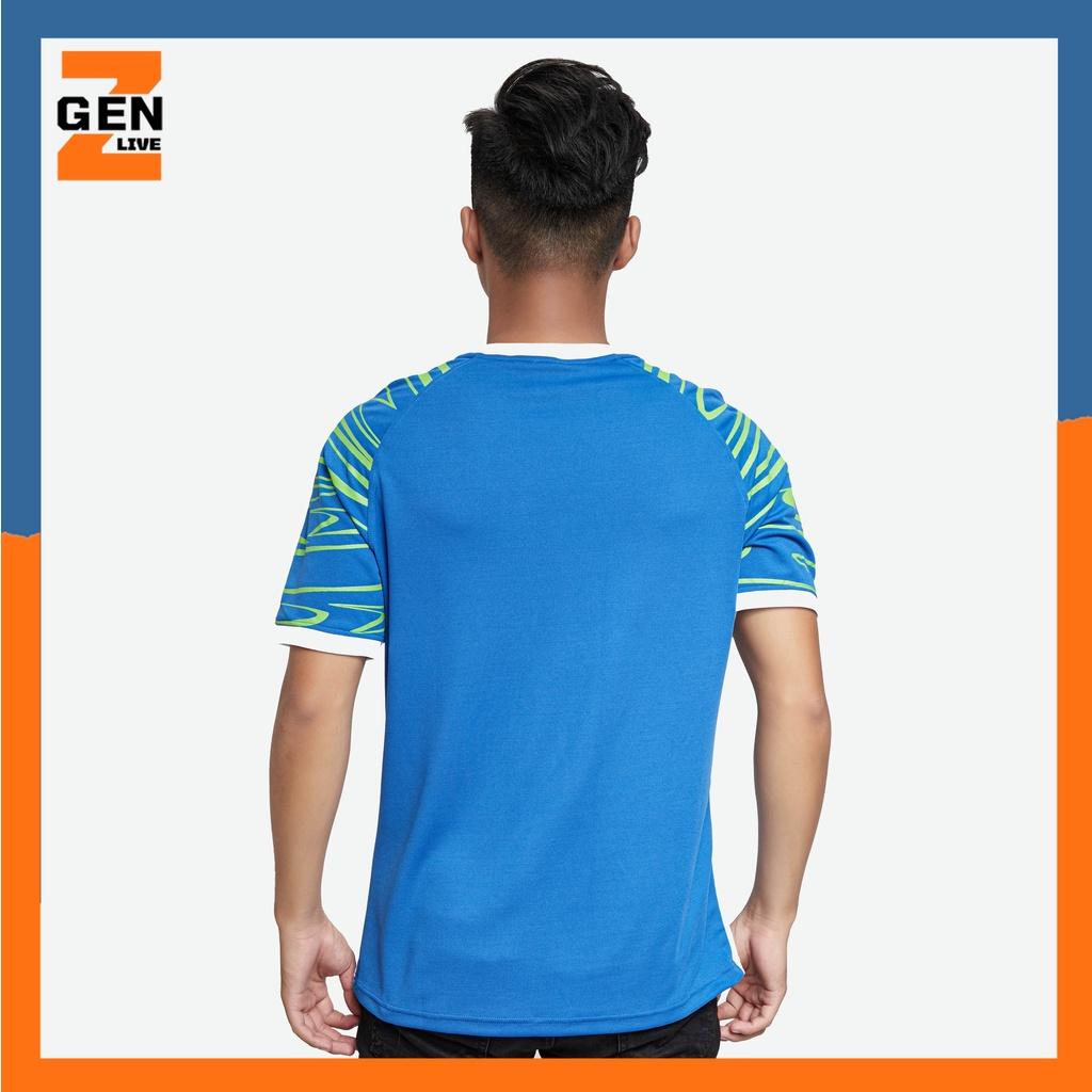 Áo cổ tròn, áo thun thể thao nam chất vải thấm hút họa tiết tay - LZ FASHION - ARD002