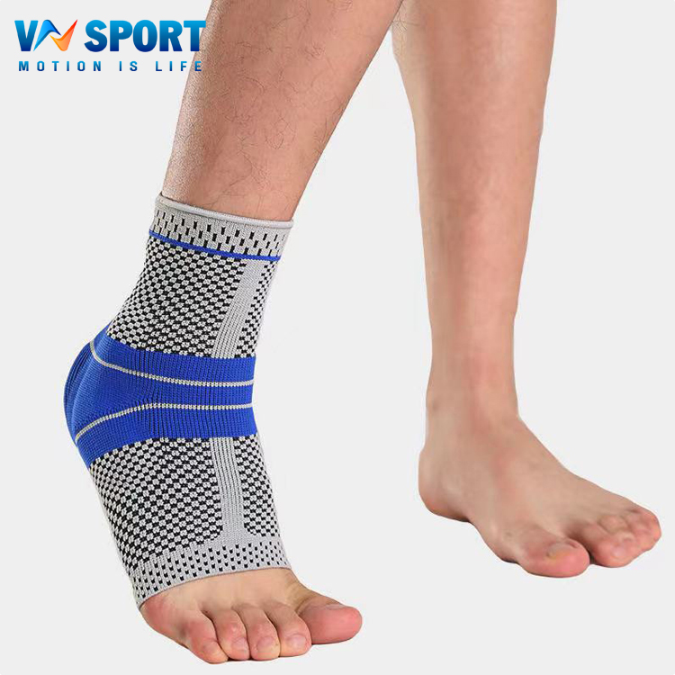 Băng Bảo Vệ Cổ Chân 360º VNSPORT, Băng Cổ Chân Chuyên Dụng Phòng Các Chấn Thương Cổ Chân Cho Các Bộ Môn Thể Thao - Cầu Lông, Bóng Rổ, Bóng Chuyền, Chạy Bộ, Đạp Xe, Tennis, Leo Núi, Dã Ngoại (1 Đôi)