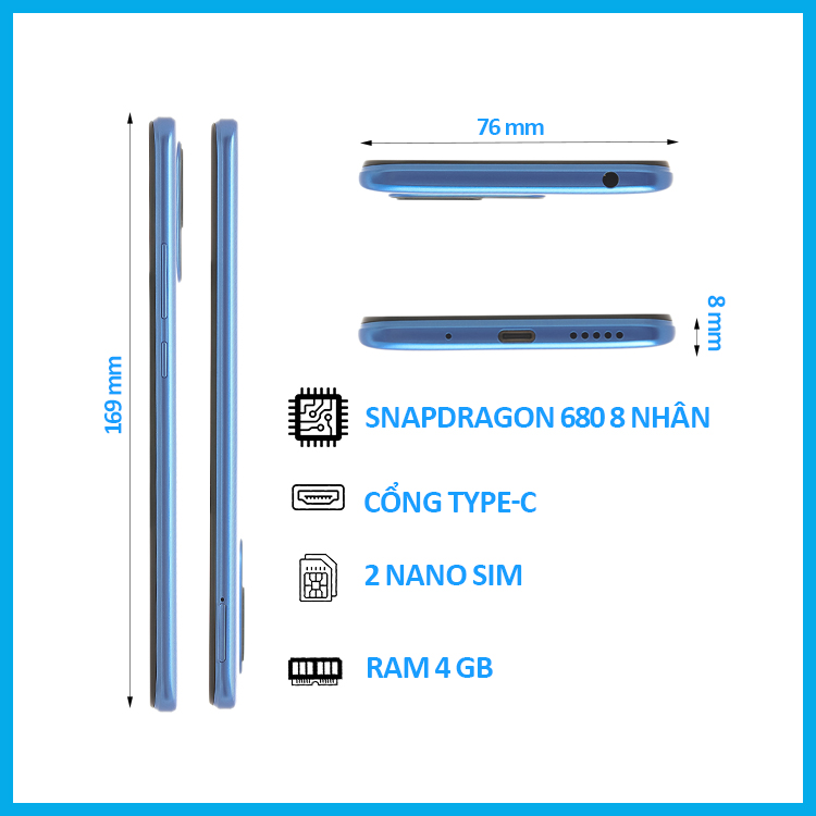 Điện thoại Xiaomi Redmi 10C - Hàng chính hãng