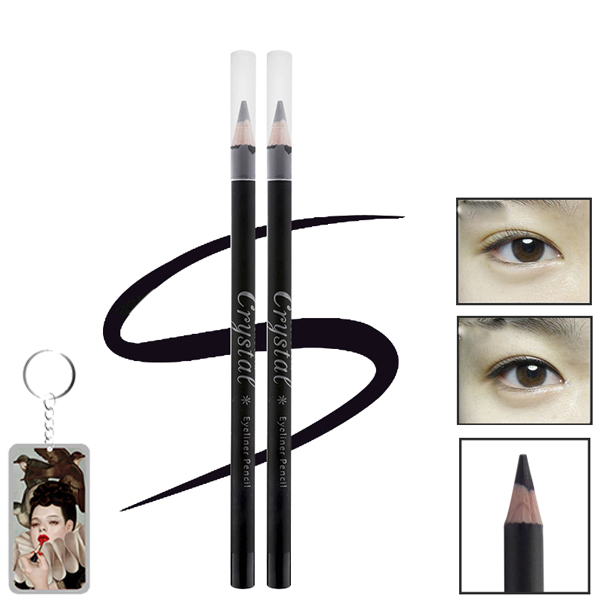 [Tặng móc khoá] Chì kẻ mí mắt Beauskin Crystal Eyeliner Pencil #01 Black