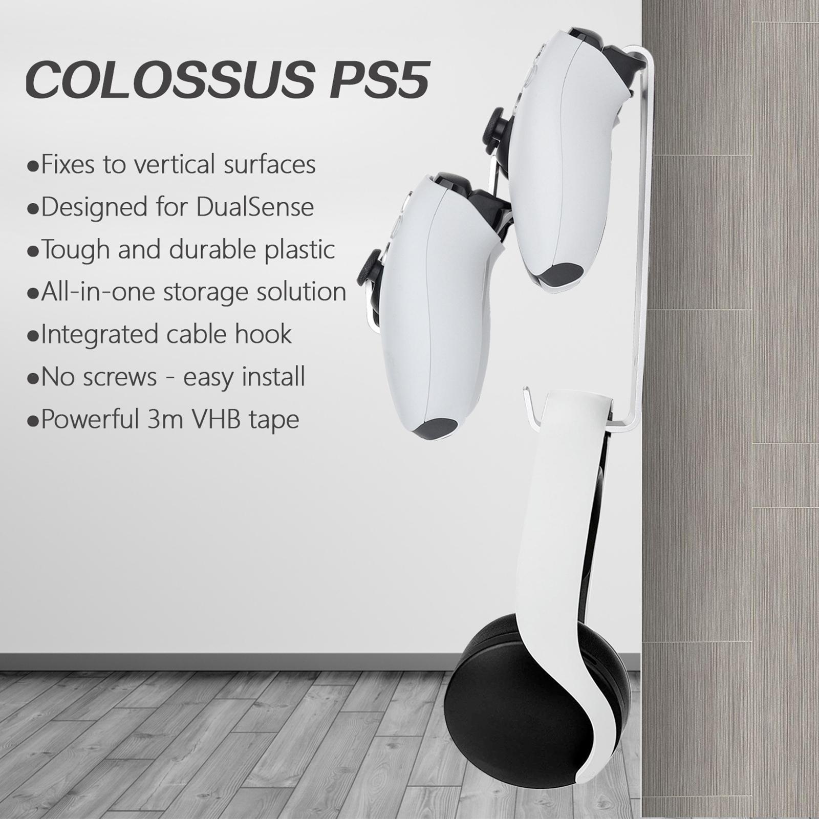 Game Controller Holder, Headset Hanger Aluminum Alloy Controller Organizer Universal Game Handle Bracket for PS5 PS4 Game Controller Gamepad