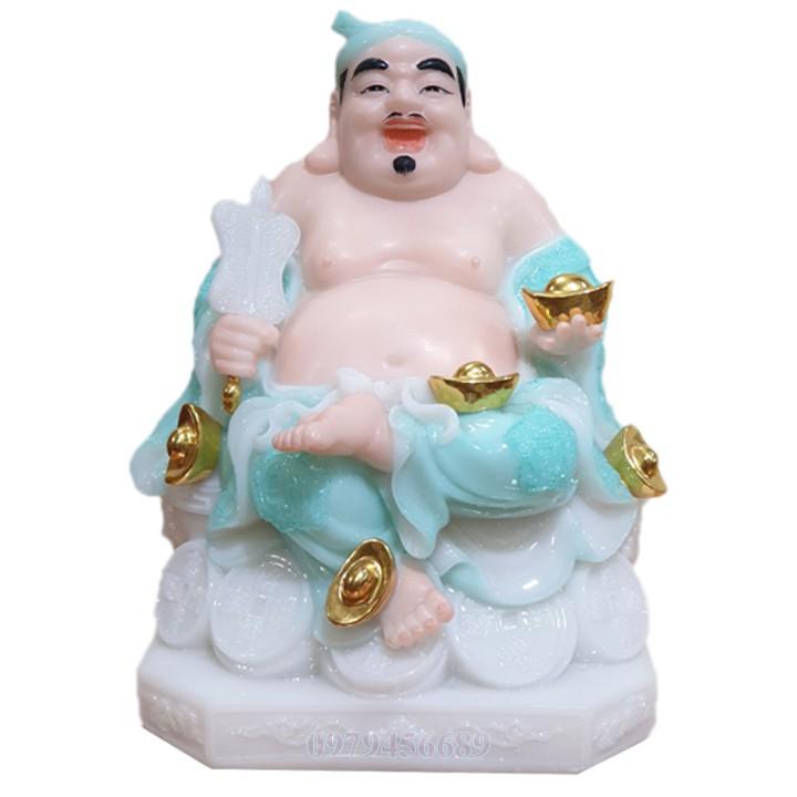 Cặp tượng thần tài ông địa đá cao cấp 8 inch - M2