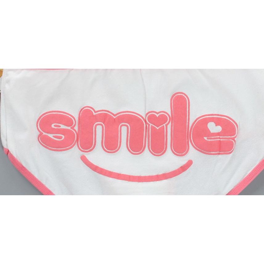 Quần Lót Cotton Kháng Khuẩn Bé Gái SMILE  Ngang Eo ( Q089 ).Hàng Loại Đẹp