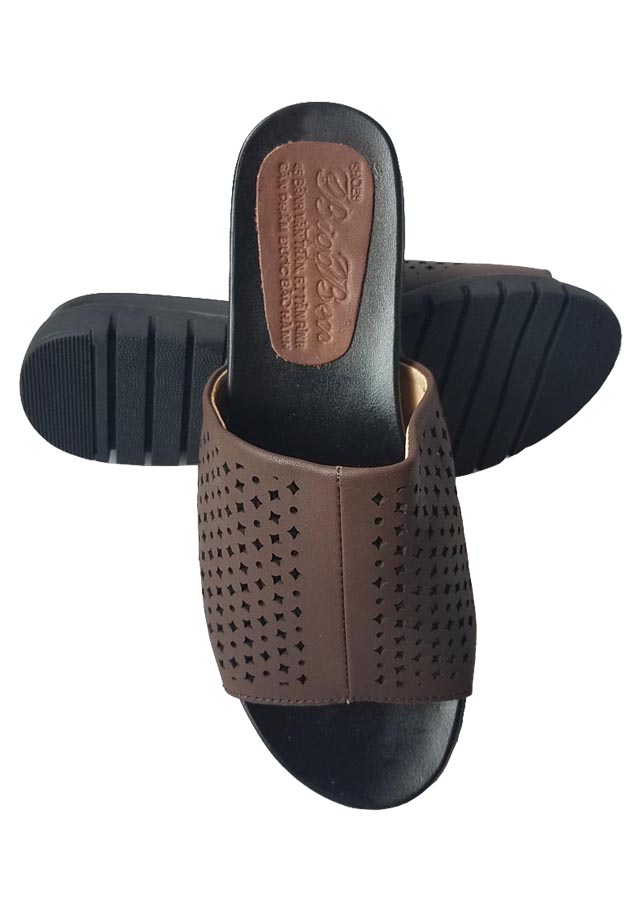 Dép Nữ BIGGBEN Da Bò Thật DNQN04