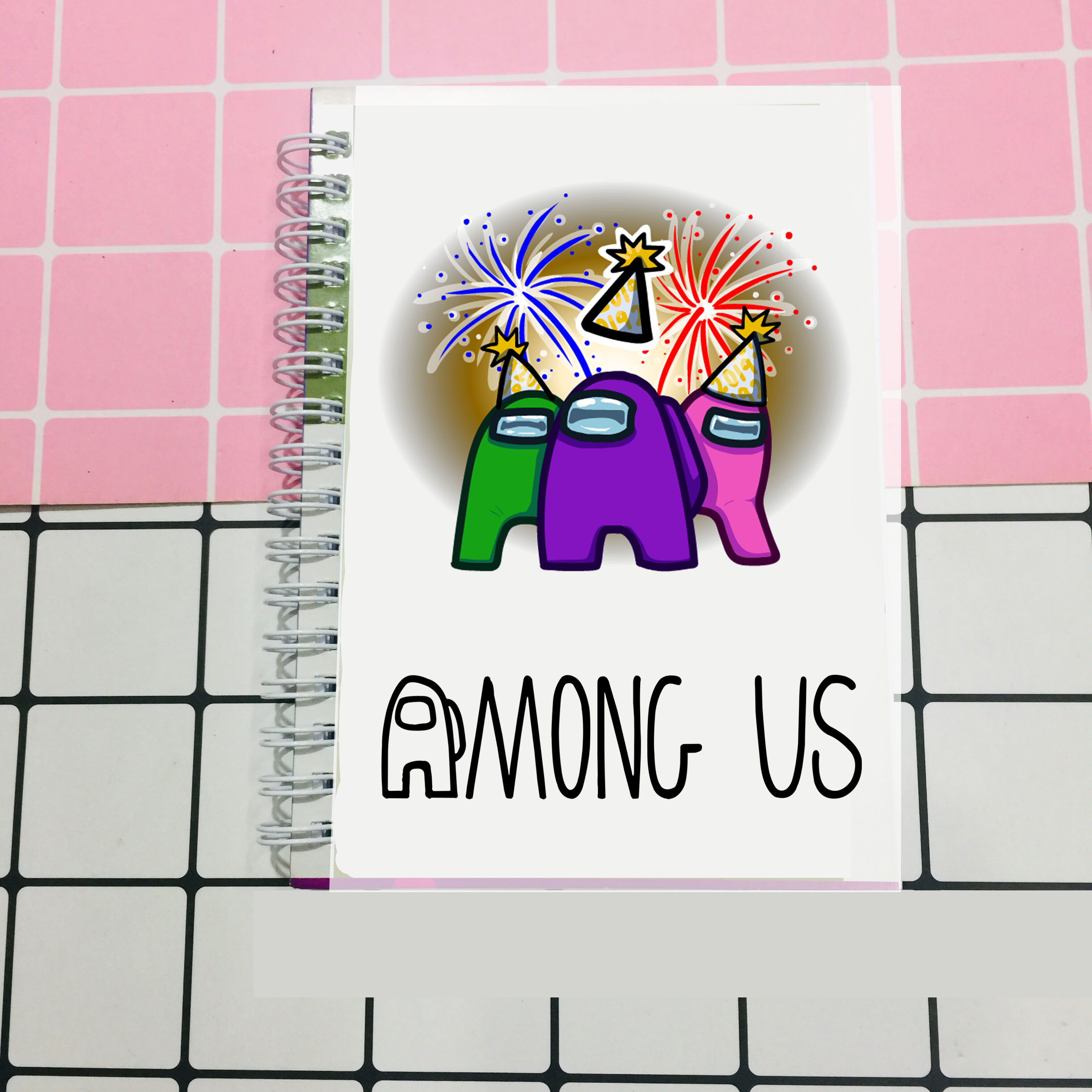 Sổ gáy xoắn Among Us