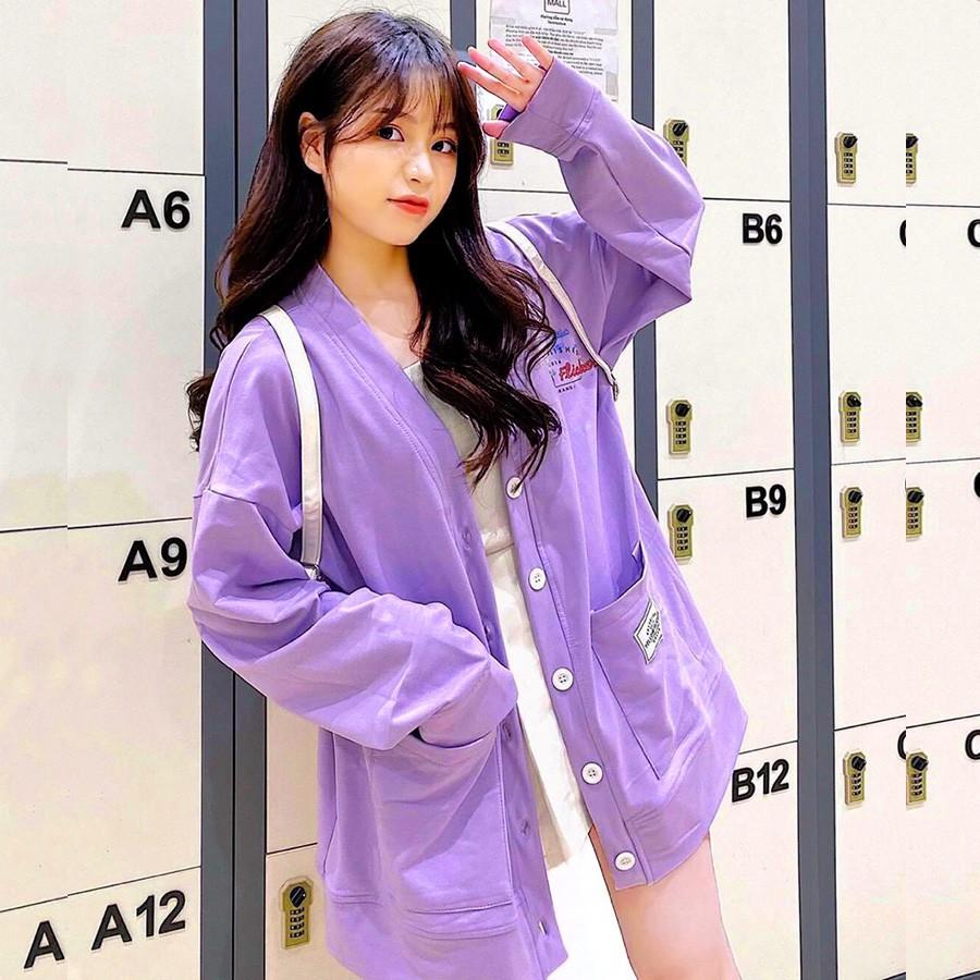 ÁO HOODIE - ÁO KHOÁC NỈ NGOẠI Cardigan (HD1900 - Yellow Flicker) (Bảo Bảo Store)