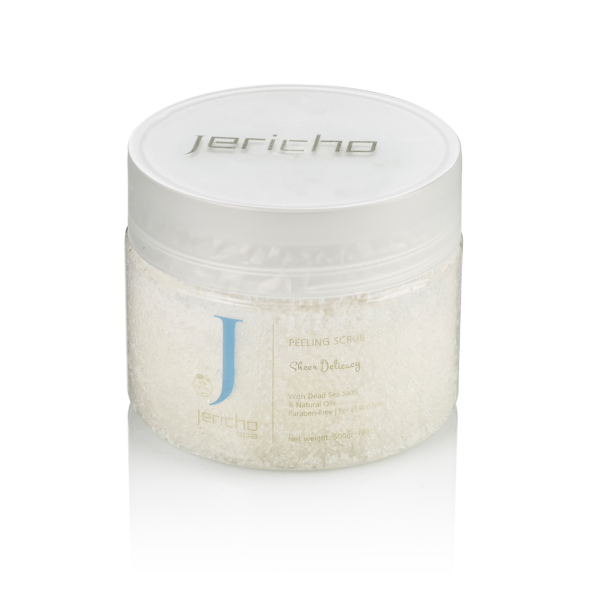 Tẩy Tế Bào Chết Body Jericho Peeling Scrub Sheer Delicacy - Pure Lilac (Hương Tử Đinh Hương) - Dành Cho Da Dầu - Nuôi Dưỡng Và Làm Mềm Da