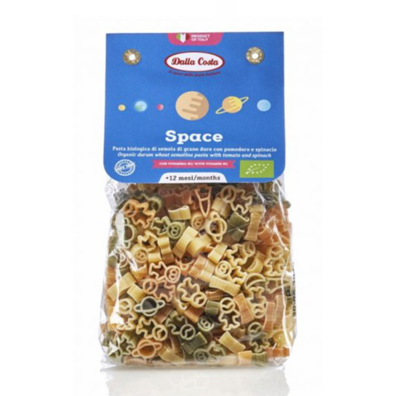 Nui Rau Củ Hữu Cơ Cho Bé Hình Space 200g Dalla Costa Organic 