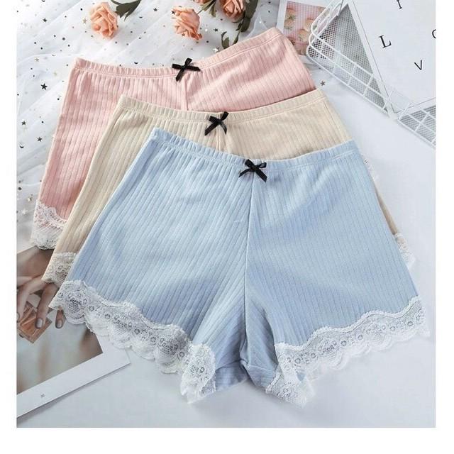 COMBO 5 QUẦN VÁY COTTON TĂM CHÂN REN 044