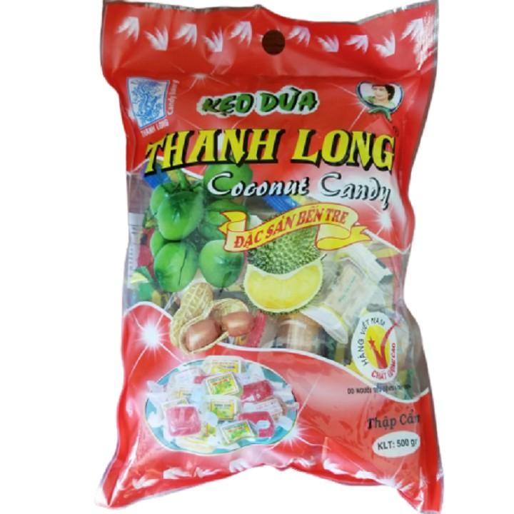 Kẹo dừa thanh long thập cẩm - đặc sản Bến Tre