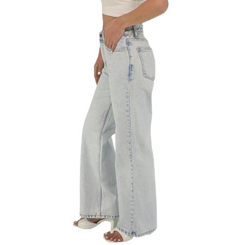 Quần jean nữ ống suông CẠP THÊU P15, Quần bò nữ ống suông bigsize, co giãn Cao Cấp, Trẻ Trung - thương hiệu Samma Jeans.