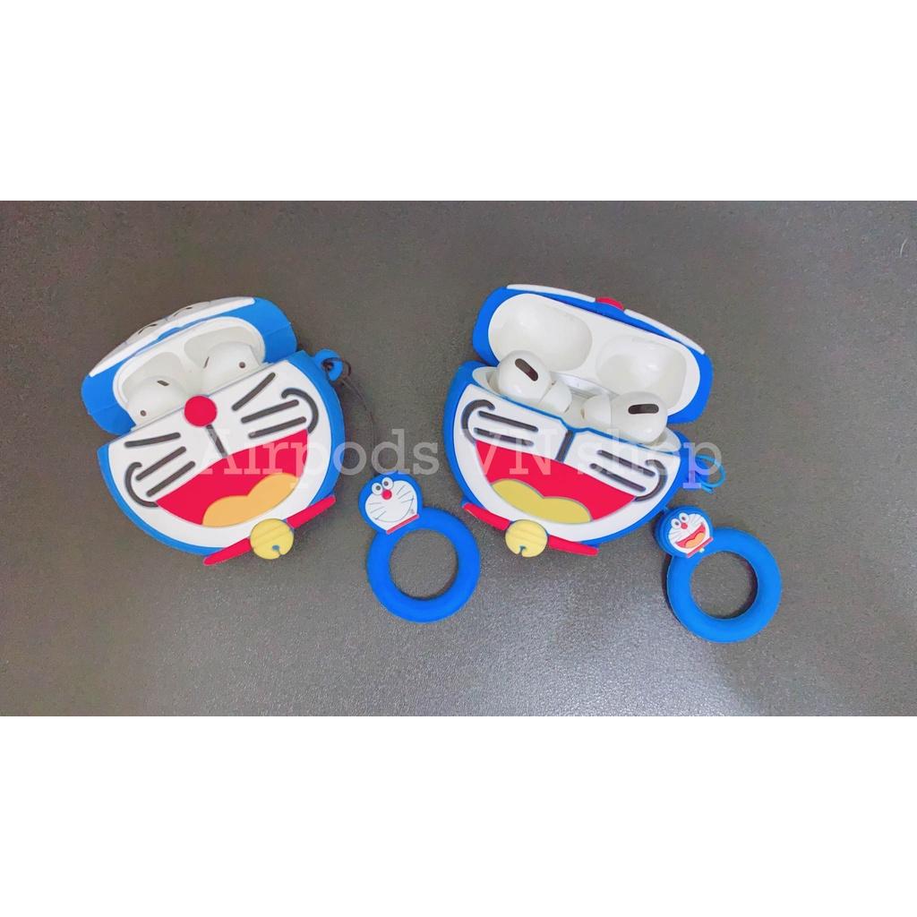 Bao Case Ốp dành cho Airpods 1/2, Airpods Pro Doremon silicon cao cấp