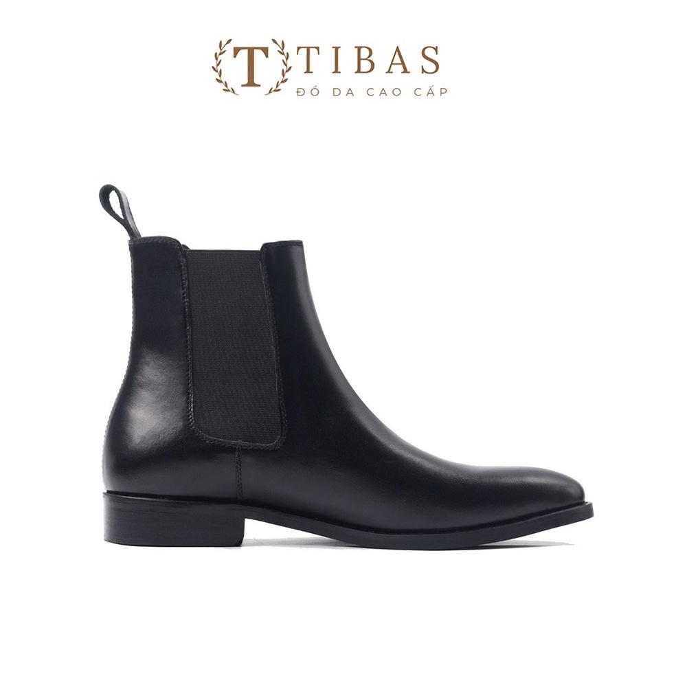 Giày Chelsea Boots Classic Cao Cổ Da Thật Cao Cấp TIBAS Bảo Hành 12 Tháng