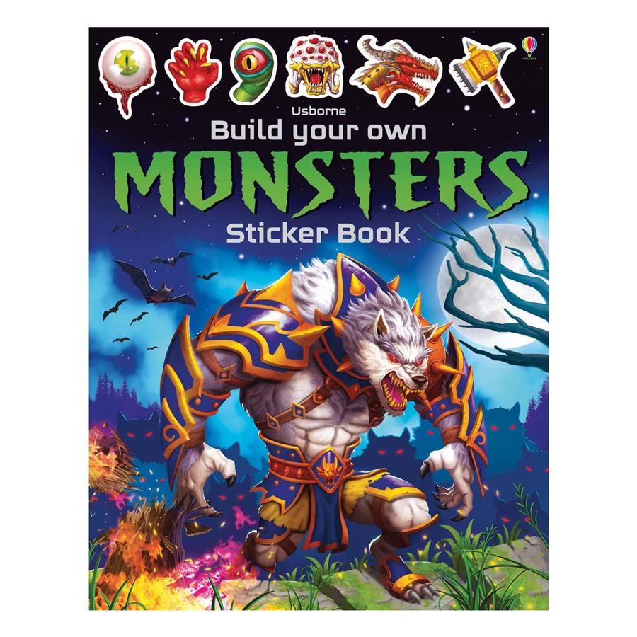 Usborne Build Your Own Monsters Sticker Book