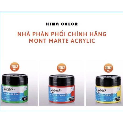 Màu Uc acrylic Mont Marte 3D 5D 100ML cao cấp vẽ đa năng lên mọi chât liệu bảo hành 10 năm