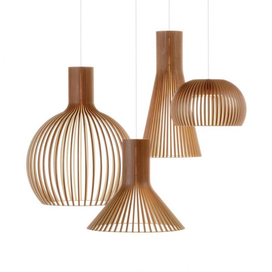 Đèn gỗ dáng củ hành DT-009