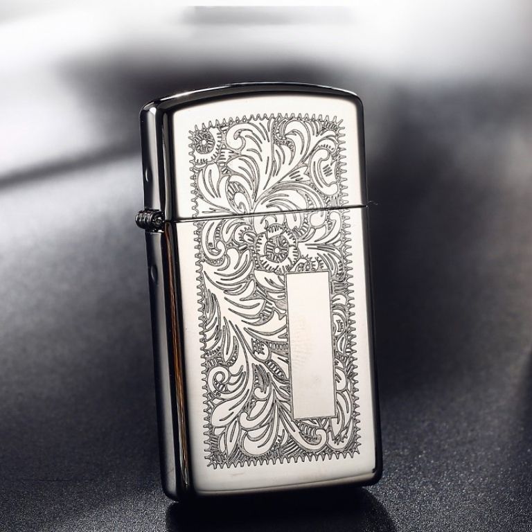 Bật Lửa Zippo Venetian Slim Chrome 1652