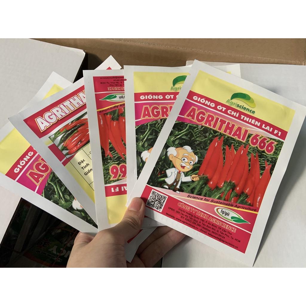 Hạt Giống Ớt Chỉ Thiên Lai F1 - AGRI THAI 666