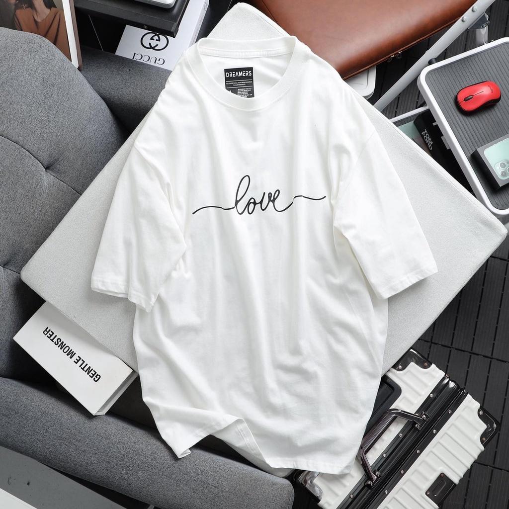 ÁO THUN UNISEX NAM NỮ chữ love
