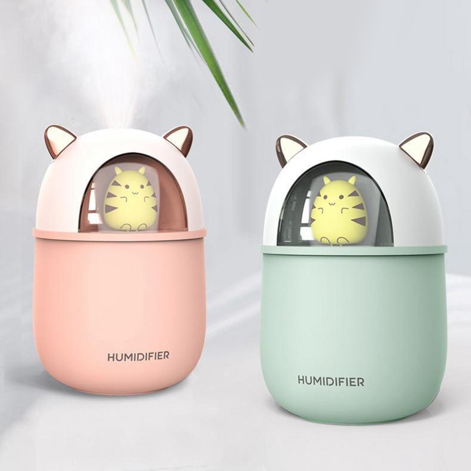 Cool Mist Humidifier Essential Oil Diffuser with 7-Color Lights 300ML for Bedroom Baby Humidifier