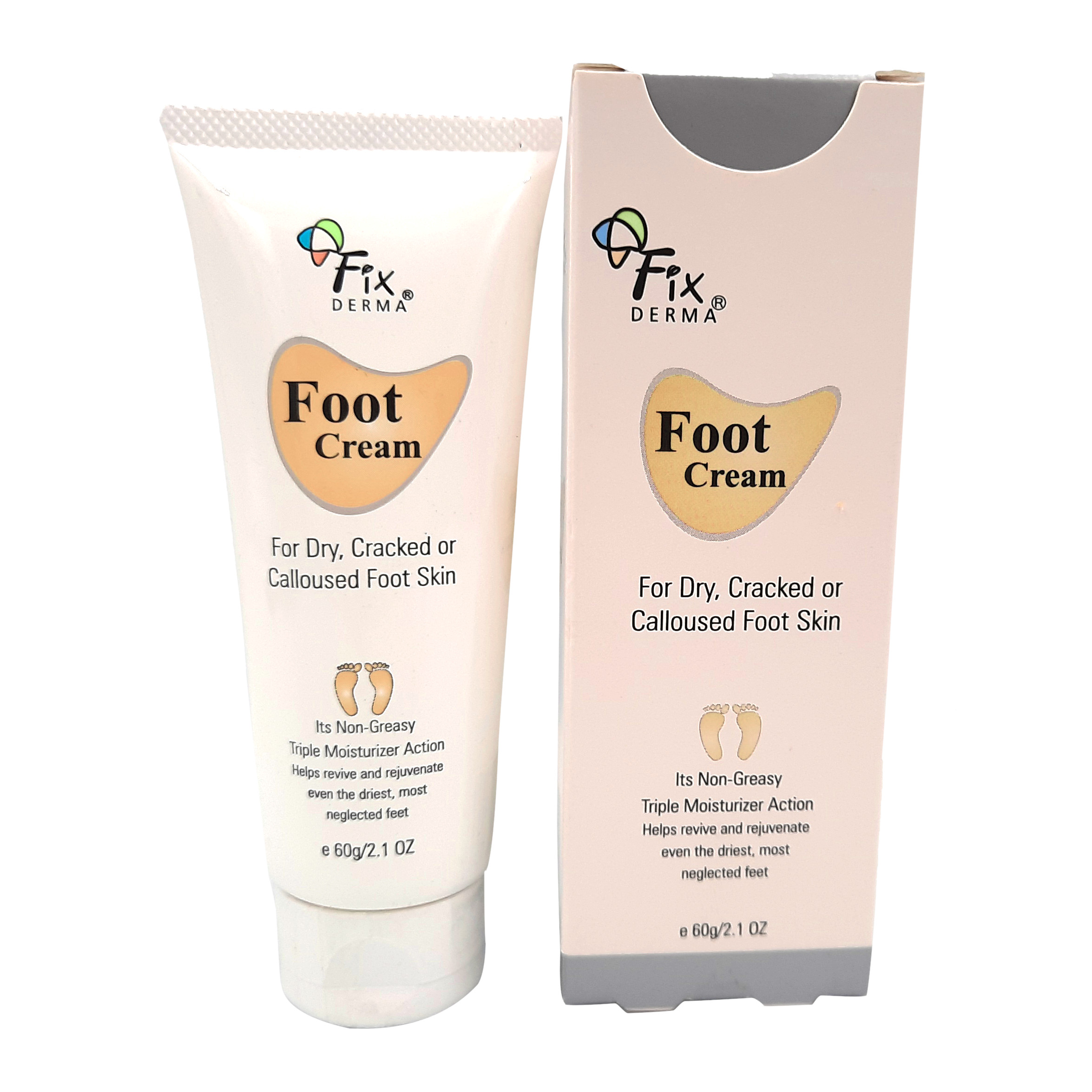 Kem Dưỡng Mềm Mịn, Chống Nứt Nẻ Gót Chân Fixderma Foot Cream - 60gr