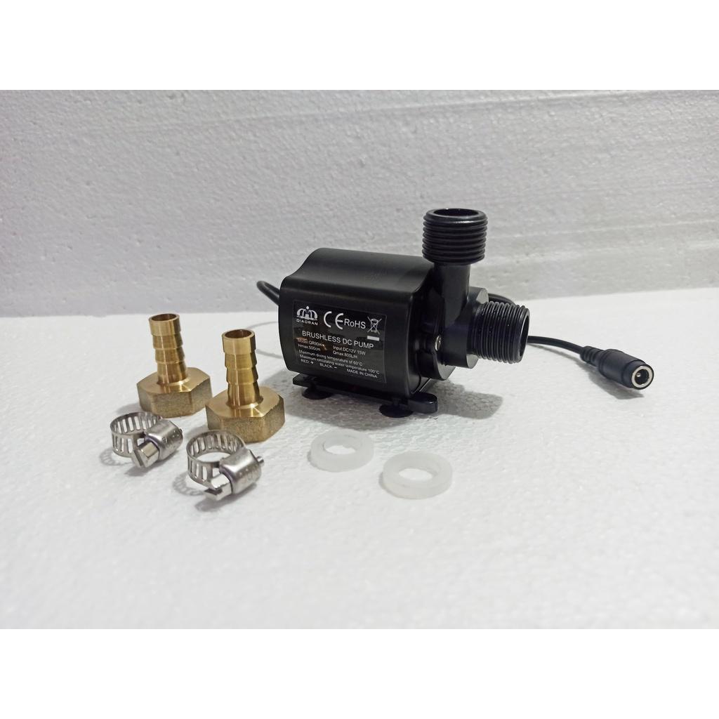 BƠM MINI 12V-15W ĐIỀU CHỈNH ĐƯỢC LƯU LƯỢNG- phụ kiện thủy sinh - shopleo
