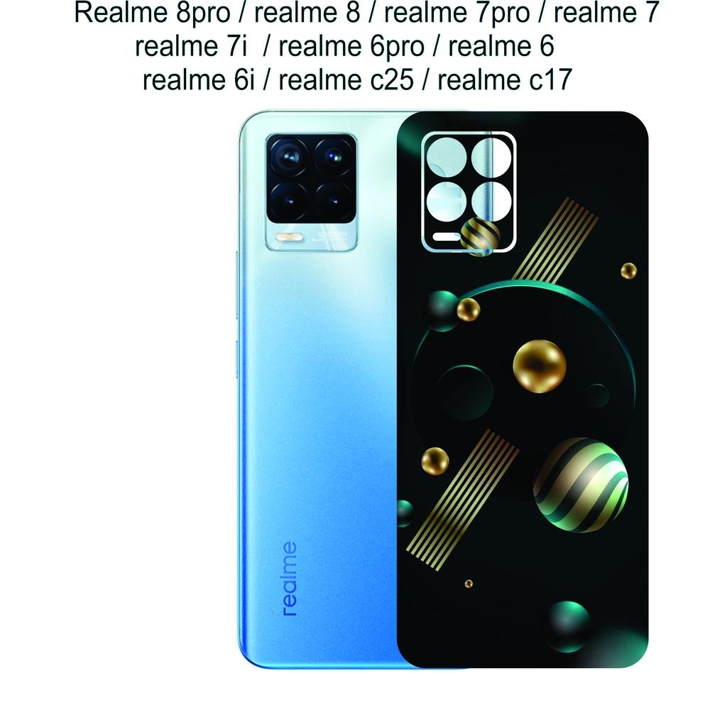 Miếng Dán Skin mặt lưng dành cho Realme 8pro / realme 8 / realme 7pro / realme 7 / realme 7i / realme 6pro / realme 6............