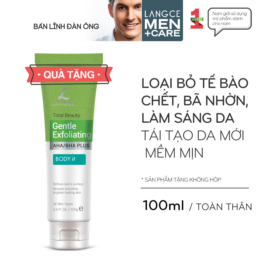 Collagen Skin White Trắng Da Dưỡng Ẩm 250ml TẶNG Tẩy Tế Bào Chết Toàn Thân Nước Hoa 100ml LANGCE cho Nam