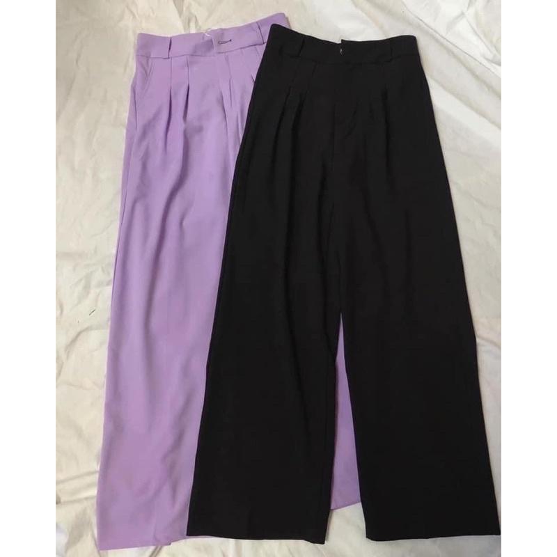 Quần ống rộng culottes xuông dài 100cm siêu Hot