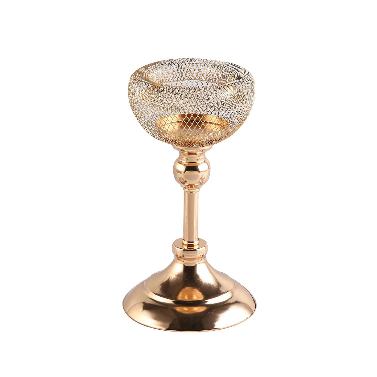 Pillar Candle Holder Pillar Candle Stand Decorative Elegant European Style Home Decor Tealight Holder Candlestick Holders for Wedding Mantel