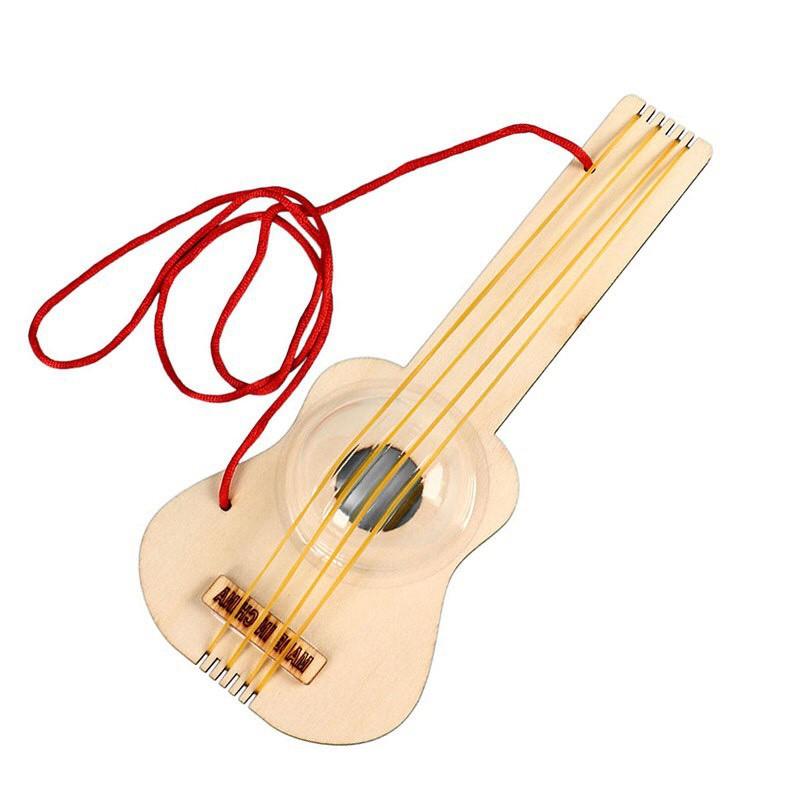 Đồ Chơi Stem – Bộ Lắp Ghép Bằng Gỗ Đàn Guitar Theo Phương Pháp Giáo Dục Stem Steam.