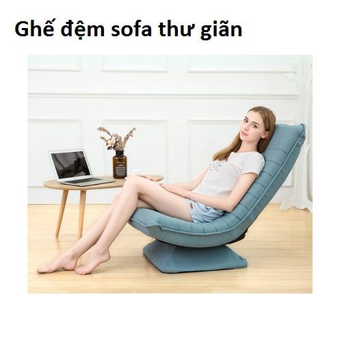 Ghế đệm sofa mặt trăng xoay 360 độ , ghế thư giãn