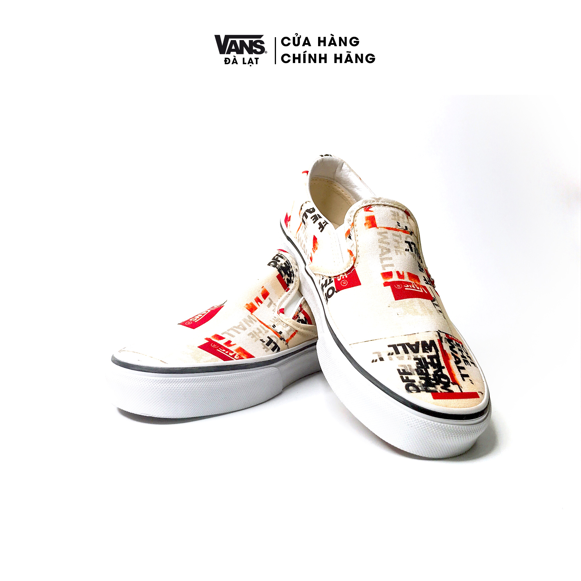 Giày Vans Classic Slip-On Packing Tape Blanc/ True White VN0A4U38WN4