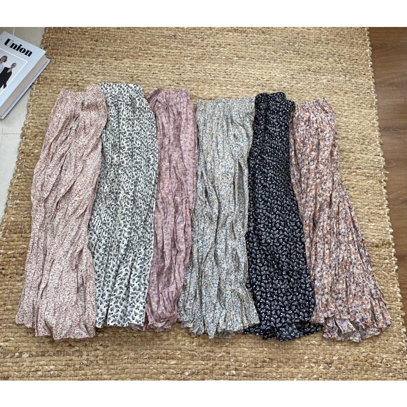 Chân váy hoa các màu