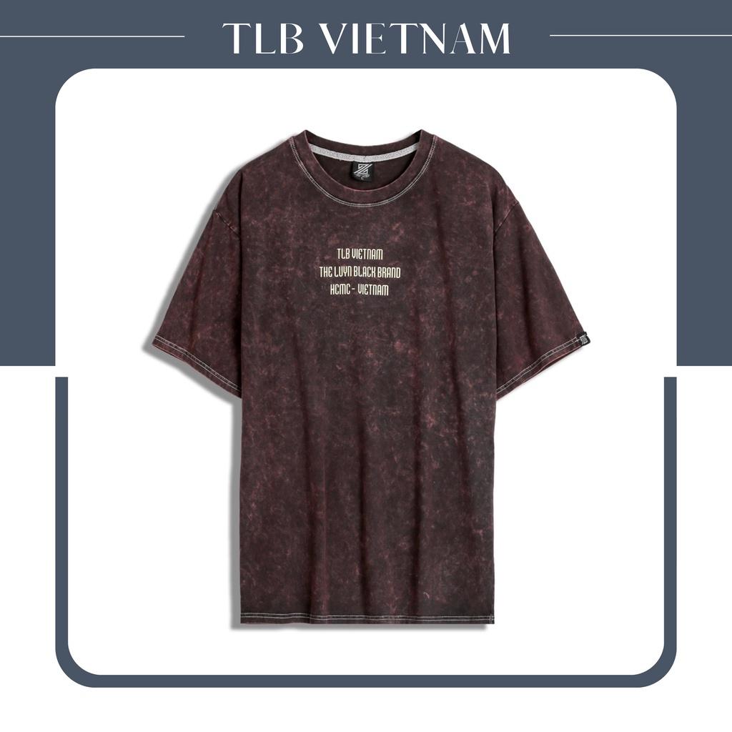 Áo Thun The Luyn Black ACID WASH Unisex Tay Lỡ Màu Xám Chất Cotton Mỹ Dành Cho Cả Nam Và Nữ