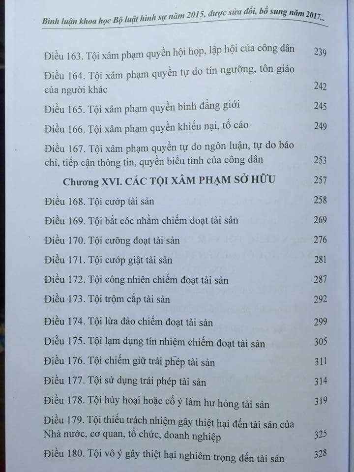 Combo: Bình luận khoa học bộ luật hình sự năm 2015 sửa đổi bổ sung năm 2017 phần tội phạm (quyển 1 và 2)