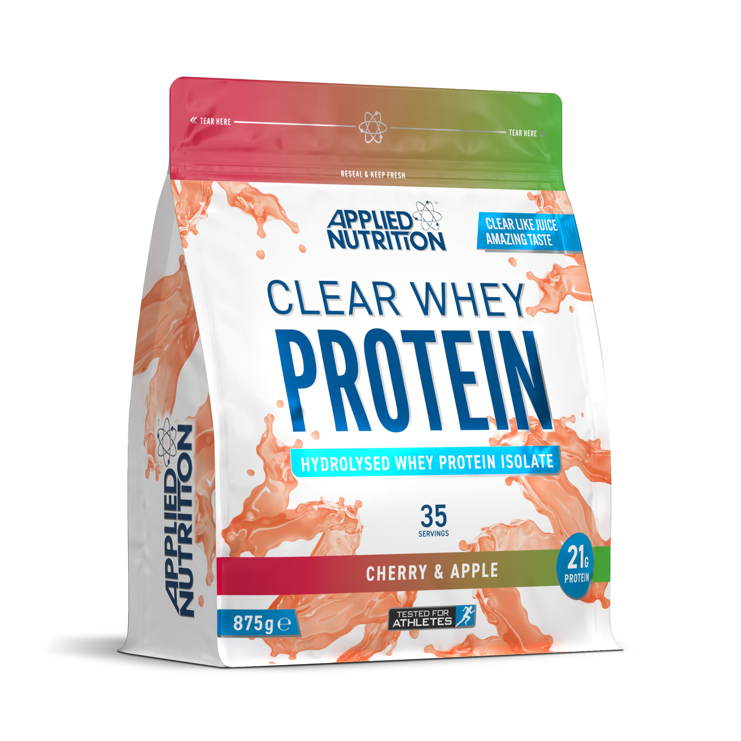 Clear Whey Protein Hyrolyzed Applied Nutrition (875G | 35 Servings) - Whey Protein Hydrolyzed Hỗ Trợ Tăng Cơ Hấp Thu Nhanh Hương Vị Trái Cây