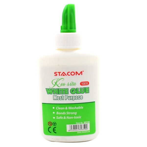 Bộ 2 Keo Sữa 100g Stacom WG100