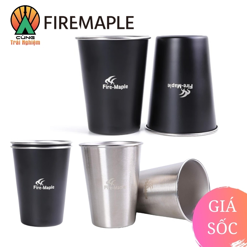 COMBO 2 Cốc Fire Maple Chuyên dụng cho đồ uống lạnh, bia FMP Cup01 Gọn Nhẹ dành cho Dã Ngoại, Cắm Trại