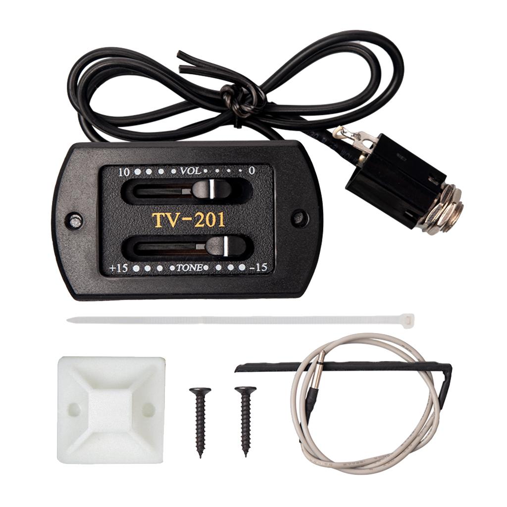 Guitar Pickup EQ Wiring Harness Equalizer Amplifier Set Guitar Accessories Parts