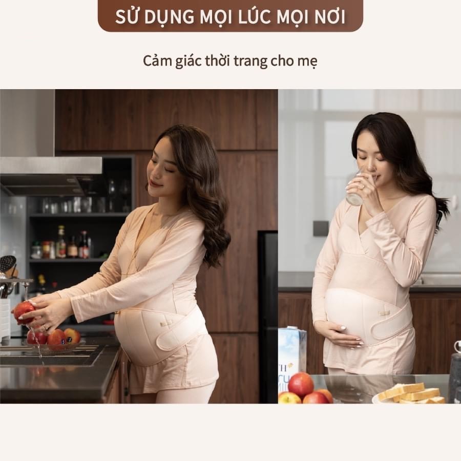 Đai Đỡ Bụng Bầu 2 Trong 1 Cho Mẹ Bầu Và Sau Sinh - Thương Hiệu Mothersbaby Hàn quốc